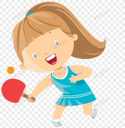 Милая девушка играет в настольный теннис изображение_Фото номер  400634451_AI Формат изображения_ru.lovepik.com
